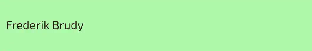 Frederik Brudy
